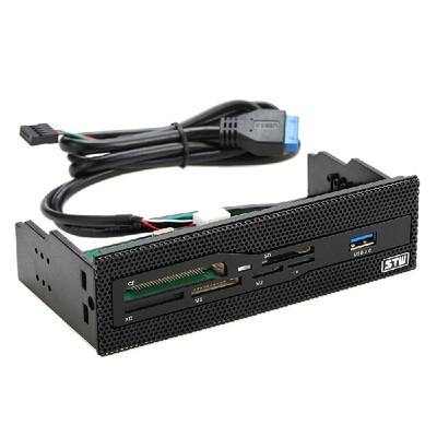 

Practical Tool 525" Internal Card Reader Media Multi-Function Dashboard PC Front Panel USB 30 Support CF XD MS M2 TF O5T5C7X0