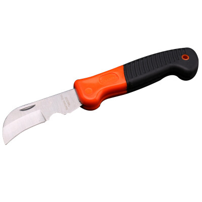 

Hanton Harden curved blade plastic handle electrician knife folding knife cable cutter wire cutting tool 660105