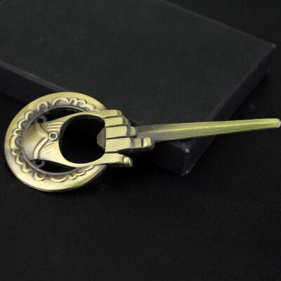 

Game of thrones House Hand Of The King Keychain Silver Bronze Key Ring Opener X