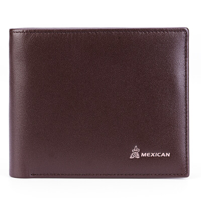 

Scarecrow (MEXICAN) Men's Wallets Multifunctional Business First Cowhide Short Wallet Holders MHF30571M-03 Black