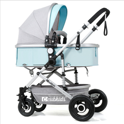 

High landscape baby strollers can be used in winter&summer to sit or lie down to avoid shock Portable strollers are suitable