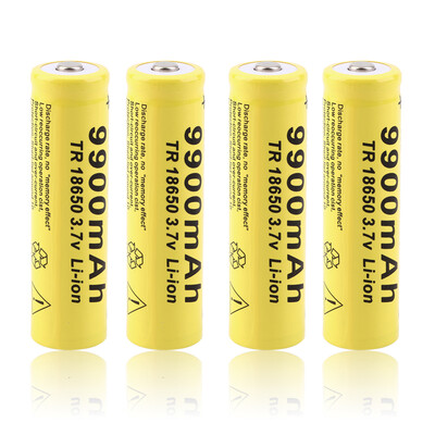 

4шт замена 3.7 V 18650 9900mah литий-ионная аккумуляторная батарея для светодиодный фонарик Факел