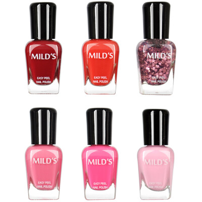 

MILD'S Peelable Nail Polish Set 7ml * 6