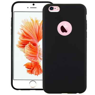 

Sanctuary (Sendio) Apple iphone6s / 6 Plus mobile phone protective shell sets cute candy color tpu all-pack soft anti-crash shell black