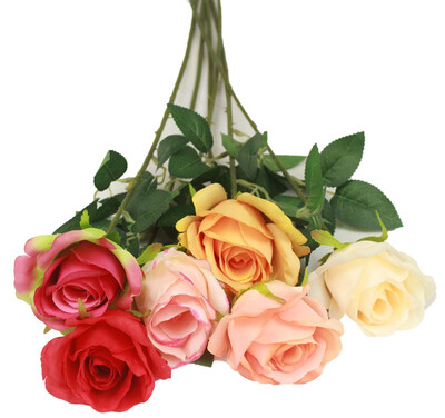 

Artificial Rose Bouquets Six Gift Table Home Office Wedding