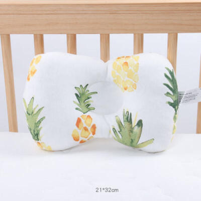 

Baby Infant Newborn Silk floss Pillow Prevent Flat Head Anti Roll Support HOT