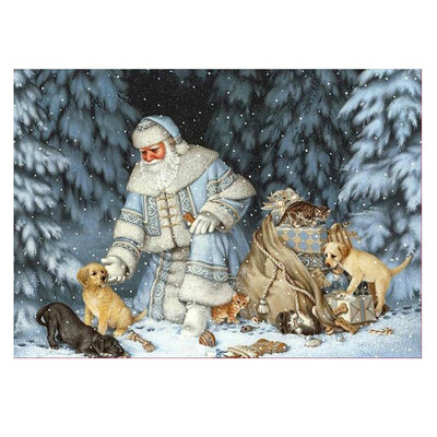 

UpperX DIY Diamond Painting Embroidery Cross Stitch Santa Claus For Christmas Gift Diamond Mosaic Home Decoration