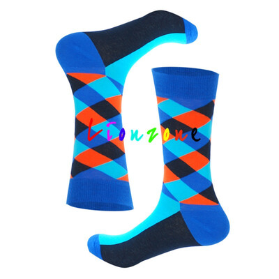 

Colour Crew Cotton Happy Socks MenWomen British Style Casual Harajuku Designer Brand Fashion Novelty Art For Couple Funny