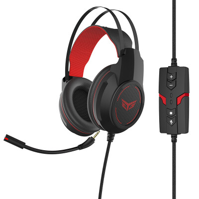 

Bingo GX1000 USB Gaming Headset 71 E-sports Headset Headset Headset Computer Headset Jedi Survival Headphones Eating Chicken Headphones Black Red