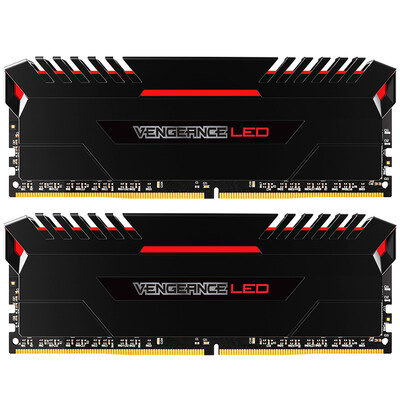 

USCorsAIR Avenger Светодиодная лампа DDR4 3200 32GB (16Gx2) Настольная память красного цвета