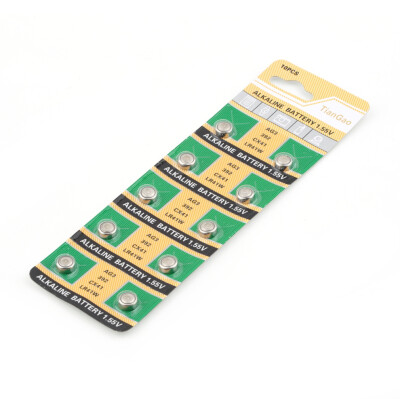 

10X AG3 LR41 LR736 392 392A SR41SW CX41 SR736 SR41 Cell Button Watch Battery
