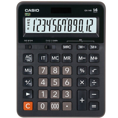 

Бизнес-калькулятор CASIO GX-14B Супер машина Black GX-14S Upgrade