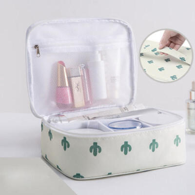 

Portable Travel Makeup Toiletry Case Pouch Flower Organizer Cosmetic Bag New