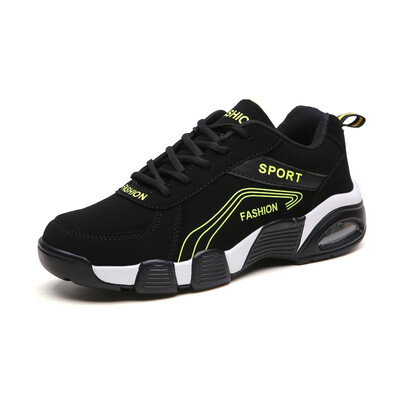 

Mens shoes Korean version of the trend of casual shoes wild mens thick bottom increased running shoes