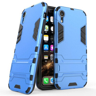 

Case for Apple iPhone XR 61 inch 2 in 1 Shockproof with Kickstand Feature Hybrid Dual Layer Armor Defender Protective Cover