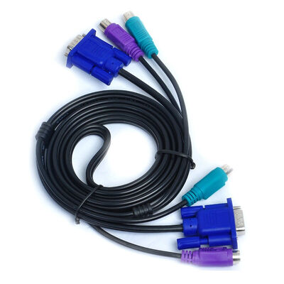 

Sanbao (Sanbao) SKV-А105 KVM-три линии PS2 мышь и клавиатура + VGA кабель KVM-переключатель проволоки выделенной линии между мужчинами 1,5 м