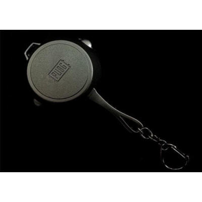 

New PUBG Playerunknowns Battlegrounds Alloy Pan Helmet Keychain Key Ring Pendant