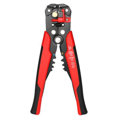 

Multi-functional 8" Self-adjusting Cable Wire Stripper with Cutter & Crimper Automatic Wire Stripping Pliers Crimping Tool 10-24AW