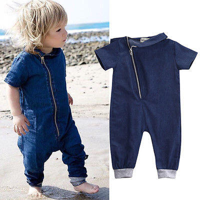 

2016 Bebé Niño Ropa Vaquero Body Mono Trajes One pieces