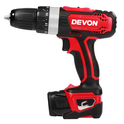 

Great Devon 5230-Li-12TSI 12V lithium battery rechargeable two-speed three-way impact drill aluminum box set
