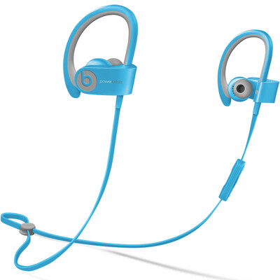 

Удары Powerbeats2 Доктором Дре Беспроводные наушники - белый гибридную версию беспроводных Bluetooth беспроводных наушников спорта с пшеницей MHBG2PA / A
