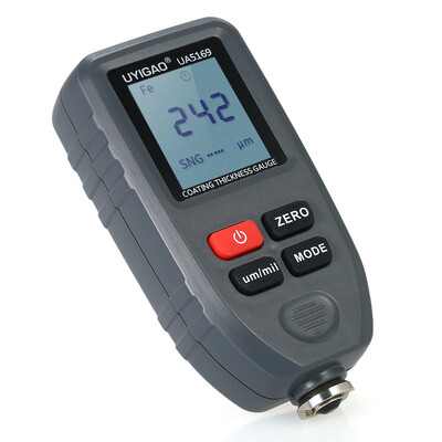 

UYIGAO Digital Paint Coating Thickness Gauge Handheld Coatings Thickness Tester with Auto Function FeNF Probe 0-1300μm for Car In