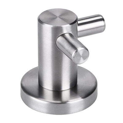 

UpperX SUS Brushed Heavy Duty 304 Stainless Steel Wall-Mount Robe Coat Towel Hook Bathroom Lavatory Closets Door Back Coat Hook