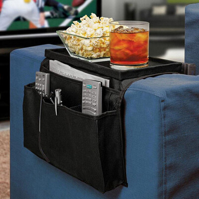 

Sofa Handrail Storage Bag Couch Armrest Arm Rest Organizer Remote Control Holder Bag