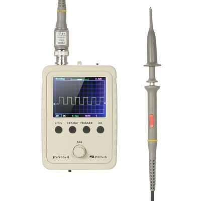 

24" TFT Handheld Pocket-size Digital Oscilloscope DIY Kit Parts with Case SMD Soldered Electronic Learning Set 1MSas 0-200KHz