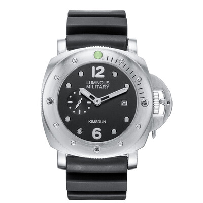 

KIMSDUN K-716D Mens Waterproof Luminous Sports Automatic Mechanical Strap Watch - BLACK BLACK CASE