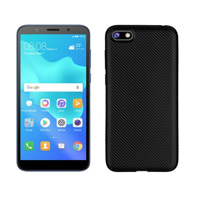 

Goowiiz Phone Case For Huawei Y5 2018Y5 Prime 2018Y6 2018Nova 2 Plus Luxury Ultra-thin Carbon Fiber Soft Silicone protection