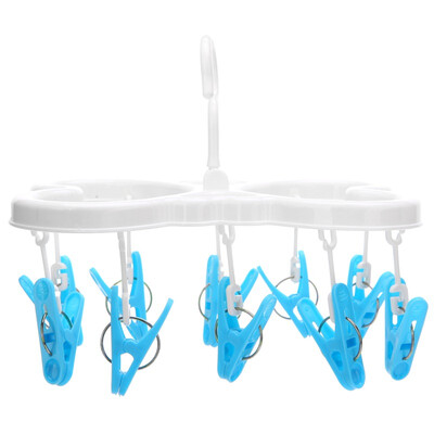 

Shun Yi 10 plastic drying rack drying clothes long sun Hosiery folder SY542