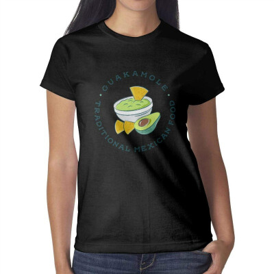 

Melinda Avocados Fresh Womens Black t Shirts Fashion Pretty Women Cotton tee Shirts