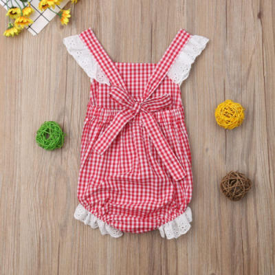 

Newborn Infant Baby Girls Lace Ruffle Romper Bodysuit Jumpsuit Clothes Outfits