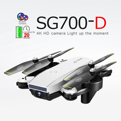 

GoolRC SG700-D FPV RC Drone with Camera 4K HD Wide Angle Optical Flow Positioning Follow Me Altitude Hold Quadcopter