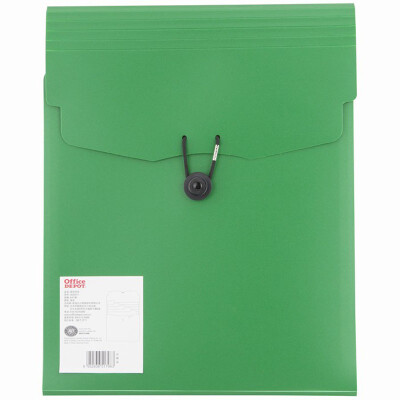 

Ou Di office officedepot backpack companion file bag information bag storage bag portfolio bag document bag A4 5 grid green OD5013