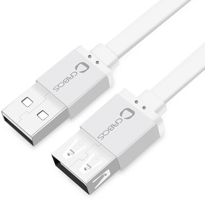 

Ferguson (cabos) F07209 Расширение USB-удлинителя от мужчины к женскому компьютеру ubs удлиняющая линия U Дисковая клавиатура для мыши USB-удлинительная линия USB линия удлинения данных 1M серебряная белая линия