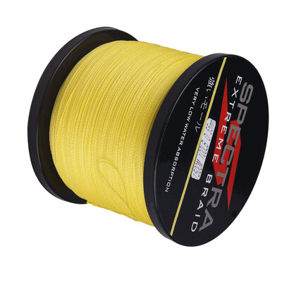 

100M-2000M 6LB-300LB Test Yellow 100PE Dyneema Braided Fishing Line
