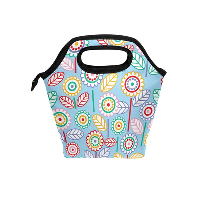 

Lunch Bag Tote Bag Colorful Tree Travel Picnic Organizer Lunch Holder Handbags Lunch Bag Box for Office
