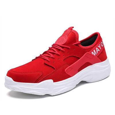 

Mens Shoes Fashion Sports Shoes Casual Running Shoes Breathable Light Shoes For Men Red Black Grey Size 39-46