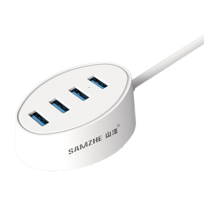 

Shanze (SAMZHE) JXQ-T77 USB-разветвитель 4 элегантной моды высокоскоростной концентратор USB 3.0 концентратор расширен таблетки настольного ноутбука черный 1,2 м