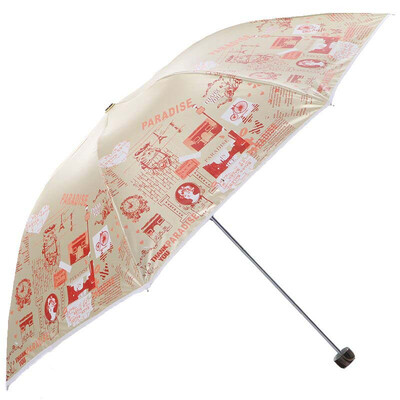 

Jingdong supermarket] umbrella umbrella light pencil umbrella mercerizing velvet black rubber sunny umbrella anti-ultraviolet shade folding umbrella 31027 self-tour free green
