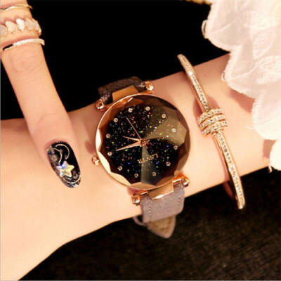 

Luxury Starry Sky Watch Magnet Strap Free Buckle Stainless Steel Women Gift New