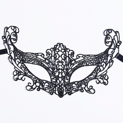 

Halloween Costume Black Lace Sexy Women Eye Face Mask Masquerade Party Ball Prom