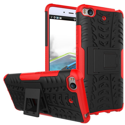 

Fivice Xiaomi 5s Mi5s Case TPU anti-fall tire pattern back clip bracket phone case