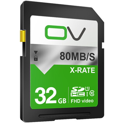 

OV SD card 32G 80MB s memory card class10 high-speed storage SDHC SLR digital camera professional high-definition camera car flash memory card
