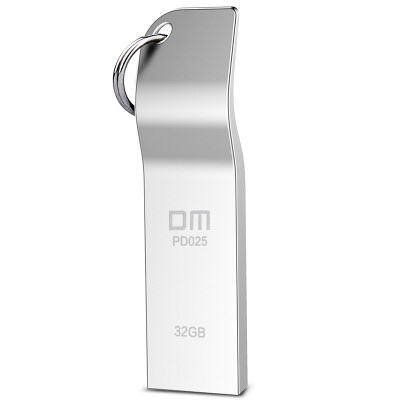 

DM PD025 small Wu metal ultra-thin waterproof U disk 32G silver