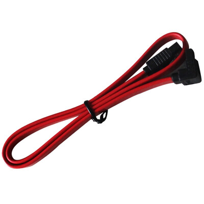 

Huazai SATA3 hard drive data cable 05 m red straight on the bend HZ-S1612