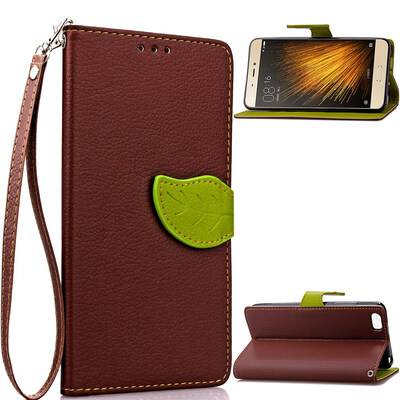 

MOONCASE Xiaomi 5 Case [Листья] Магнитный премиум ПУ кожаный чехол для Xiaomi Mi 5 Wallet Чехол флип кронштейн ТПУ