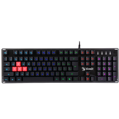

Shuangfeiyan A4TECH blood hand ghost B180R RGB color man game keyboard backlight game keyboard film game keyboard